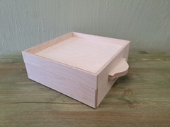 поднос с выдвижным ящиком 34*26,5*10,5см