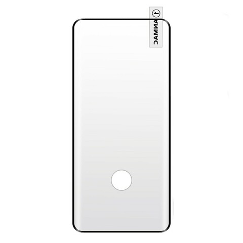 Защитное стекло 2.5D 9H Full Glue Anmac для Samsung Galaxy S21 Ultra (Черная рамка)