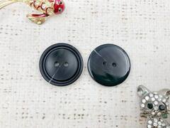 Пуговицы, d 2,5 см, чёрный
