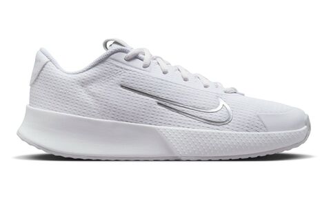 Кроссовки теннисные Nike Court Vapor Lite 2 - white/metallic silver/pure platinum