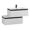 Cezares SLIDER-800-1C-PI-NF-P SLIDER Тумба с одним выкатным ящиком, Черный Фьюжн, 796x476x300, SLIDER-800-1C-PI-NF-P