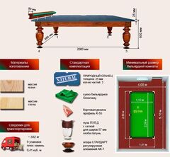 Бильярдный стол для пула 