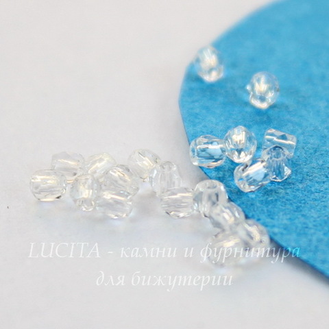 Бусина 2Tiny Шарик с огранкой, 2 мм, прозрачная