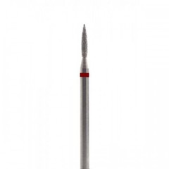 Фреза алмазная Пламя, 14 мм, красная