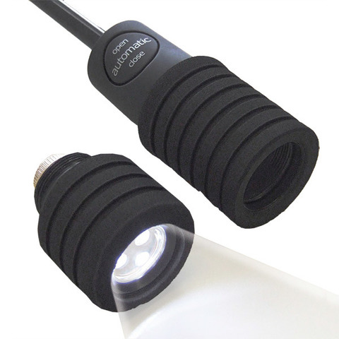 Зонт Light trek flashlite black