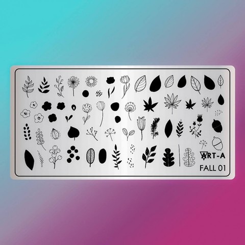 Пластина для стемпинга Art-A Fall 01