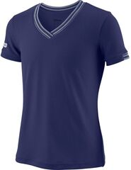 Футболка для девочки Wilson G Team V-Neck - blue depths