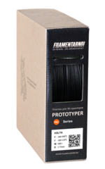 Пластик Filamentarno! Volta токопроводящий. Цвет черный, 1.75 мм, 500 грамм