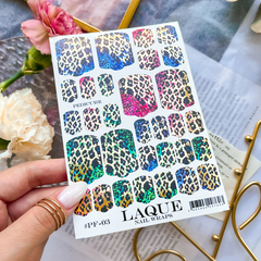 Пленки 	LAQUE NAIL WRAPS PEDICURE FOIL №3