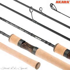 Спиннинг шт. уг. 2 колена Akara Trout E.L Sport UL (0,5-4,5) 1,98 м с разнесенной ручкой