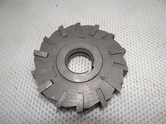 Фреза торцевая насадная 3-х сторонняя 100х22х27 со вставными разнонаправленными ножами Р18  z=14