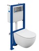 Подвесной унитаз BRASKO SMART Clean On DPL EO slim LP