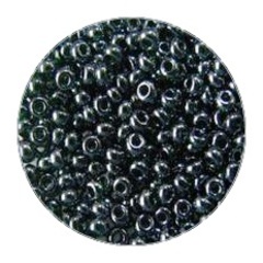 Бисер 10/0 PRECIOSA, 50 г, серо-зелёный