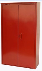 Шкаф для газового баллона 50л (на 2 шт.) красный