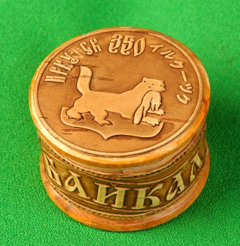 Шкатулка Иркутск 350 лет (японский вариант)