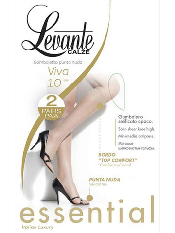 Гольфы Viva 10 (2 пары) Levante