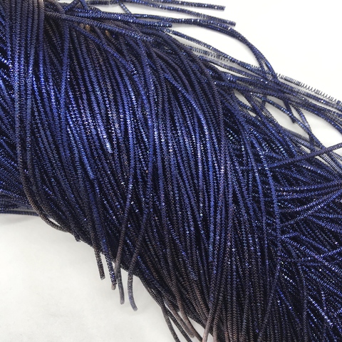Канитель трунцал, цвет темно-синий, 1,5 мм