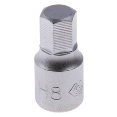 KING TONY (201508MX) Насадка (бита) торцевая 1/4", L = 25 мм, HEX, 8 мм