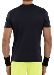 Теннисная футболка Hydrogen Block Color Tech T-Shirt - blue navy/fluo yellow