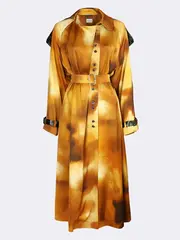 Тренч из струящейся ткани OLA OLA