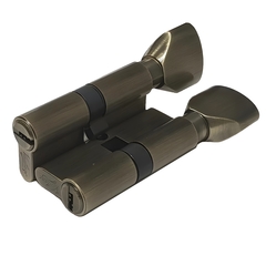Механизм цилиндровый PC70 (35Cх35) AВ 5 ключей (бронза)