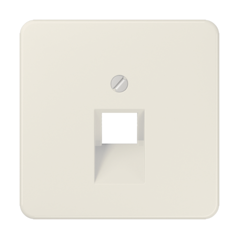 Розетка компьютерная, одинарная UAE, кат.6, экранированная. Цвет Слоновая кость. JUNG CD. EPUAE8UPOK6+569-1UA