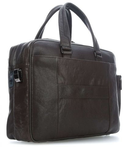 Сумка мужская Piquadro Black Square CA3950B3BM/TM, цвет: коричневый, материал: кожа натуральная