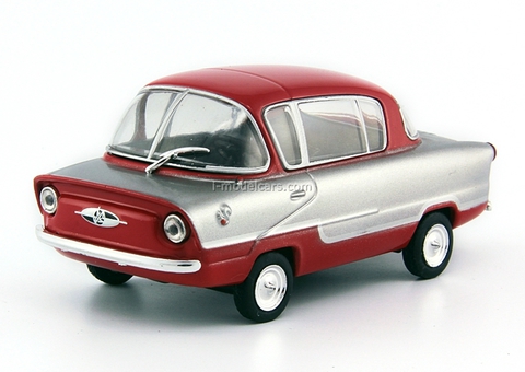 IMZ-NAMI-A50 Belka (Squirrel) silver-red 1:43 DeAgostini Auto Legends USSR #115