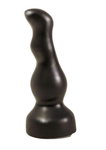 Чёрный анальный стимулятор для массажа простаты - 13,5 см. - LOVETOY (А-Полимер) 426500