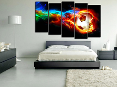 Модульная картина "Футбольный мяч"