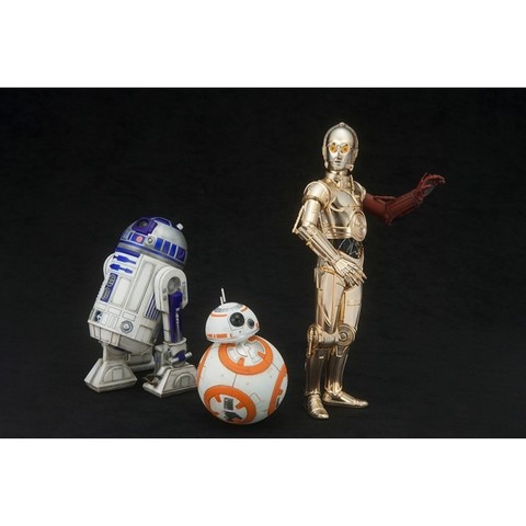 Звёздные войны Пробуждение Силы фигурки дроидов 1/10 R2-D2 C-3PO и BB-8