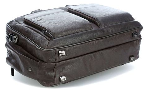 Сумка мужская Piquadro Black Square CA3950B3BM/TM, цвет: коричневый, материал: кожа натуральная