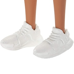 Барби Fashionistas 143 с Синими Волосами в Розово-Черном Платье