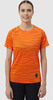 Премиальная футболка Gri Сплит 2.0 женская оранжевая