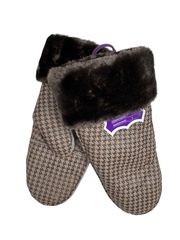 Перчатки. Женские. Материал верха: Дубленка. Подклад: Дубленка. В упаковке 10 шт, разные цвета.