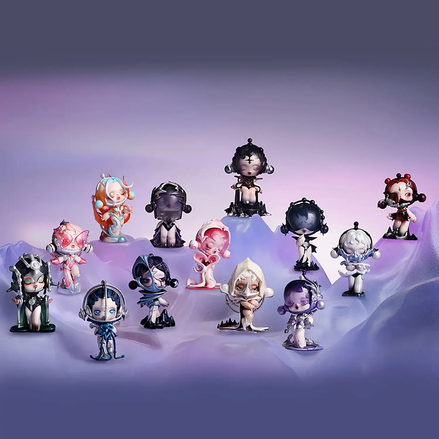 skullpanda フィギュア 5体セット Случайная фигурка POP MART Skullpanda The Sound Series – купить по