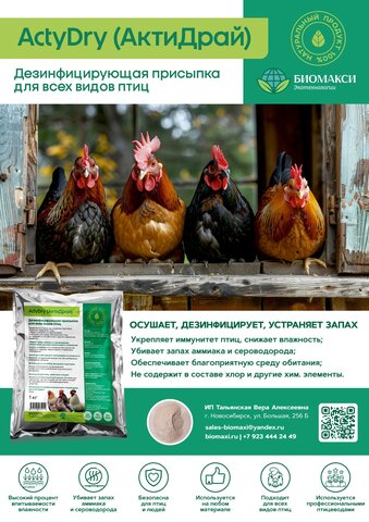 Минеральный осушитель АктиДрай 1кг