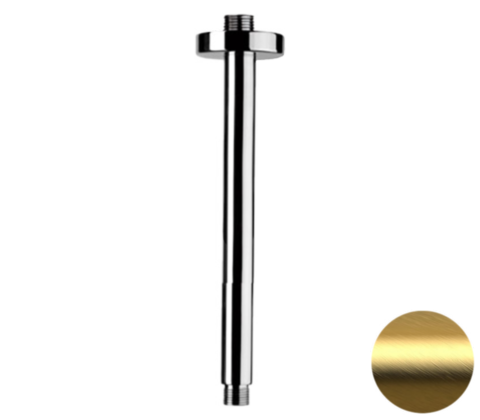 Remer 347N10BG Кронштейн потолочный для верхнего душа 10 см Remer 347N10BG, золото брашированное