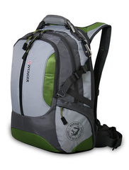 Рюкзак Wenger Large Volume Daypack зелёный/серый, 30 л