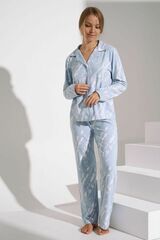Пижама женская со штанами LISCA NAOMI 23421_Небесно-голубой