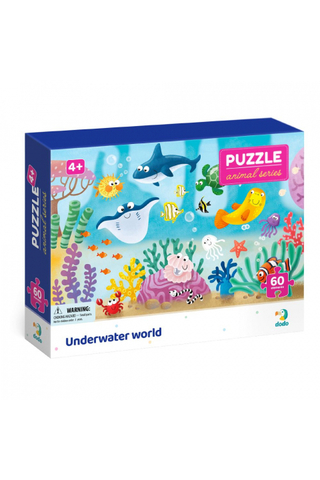 300378  Puzzle Underwater world, 60 pieces