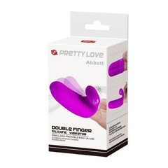 Насадка на палец с вибропулей Abbot purple
