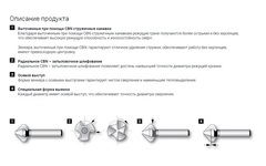 Зенковка ц/х 75° 12,4мм HSS-G 3z L56мм d8мм Ruko 102224