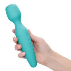 Голубой wand-вибромассажер They-ology Vibrating Intimate Massager - 