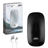 Мышь беспроводная оптическая JBH E-WM01 с USB-ресивером (Черная)