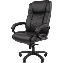 Кресло для руководителя Easy Chair 641 TPU черное (искусственная кожа, пластик)