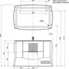 Aquanet 182567 Компл.1 - Тумба Виктория 120 цв.олива (182567)