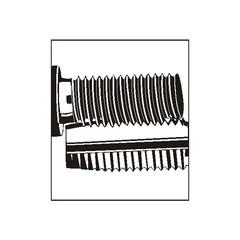 Вставка резьбовая М 8,0х1,25 DIN8140S (Нерж. Сталь) 2,5xD 6h V-COIL  Volkel 07511 (5 шт.)