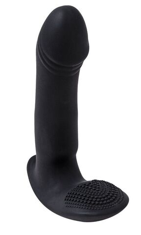 Чёрный массажёр простаты с вибрацией - Rubber Tech Ltd 752-13 BX DD