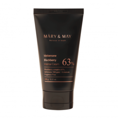 Крем для лица с идебеноном и ежевичным комплексом MARY&MAY Idebenone Blackberry Intense Cream 100 гр